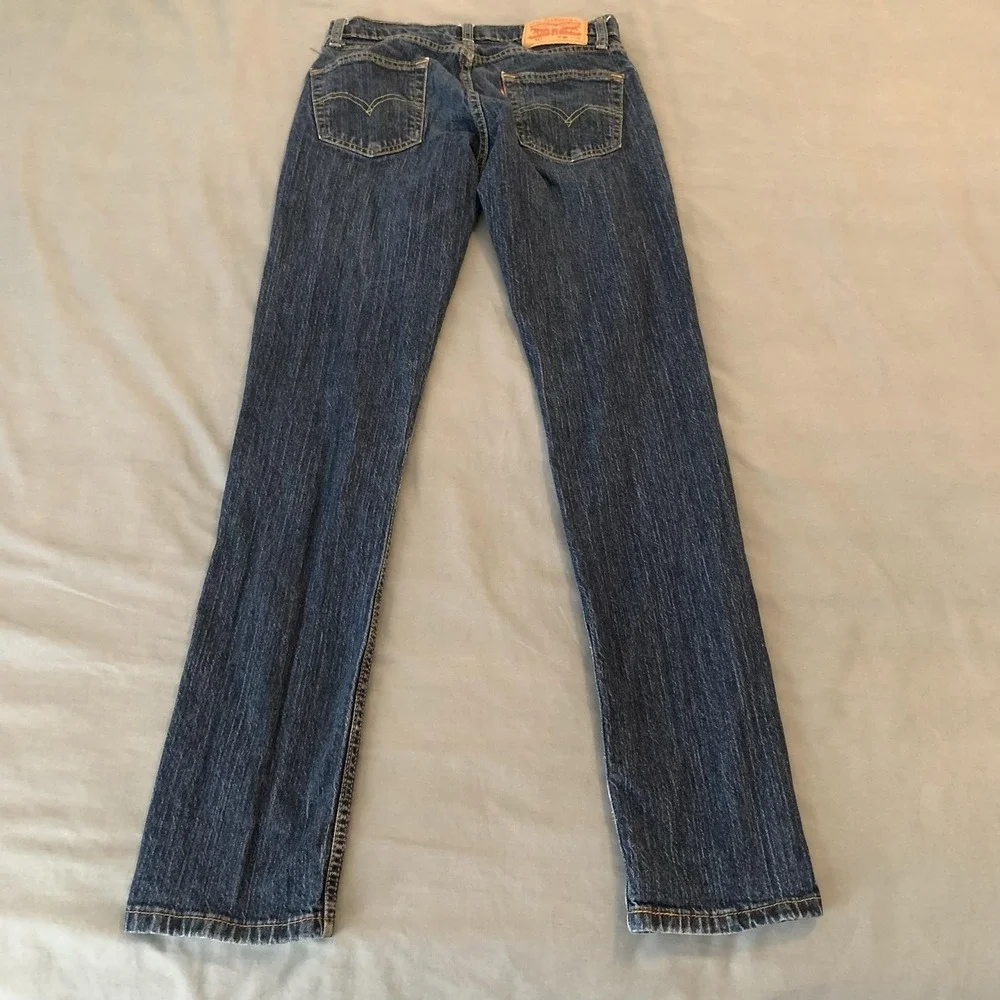 Levis 511 Jeans Mens 29x32 Blue Medium Wash Slim Taper Stretch Denim Pants